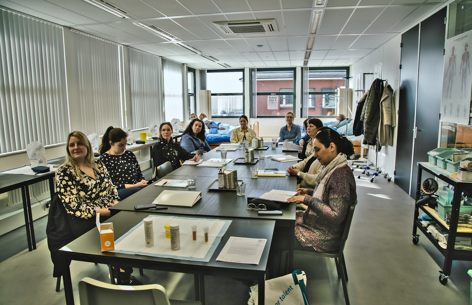 Voorbeeld van een les